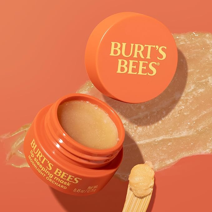 Burt’s Bees Moonlight Orchard Lip Sleeping Mask, With Hyaluronic Acid and Squalane Moisturizer To
