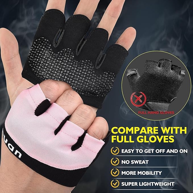 ihuan New Weight Lifting Gym Workout Gloves Men & Women, Great for Weightlifting, Exercise