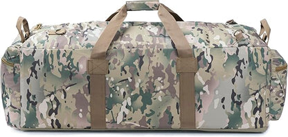 Large Military Duffle Bag Tactical Gear Load Out Bag Deployment Cargo Bag Travel Sports Equipment
