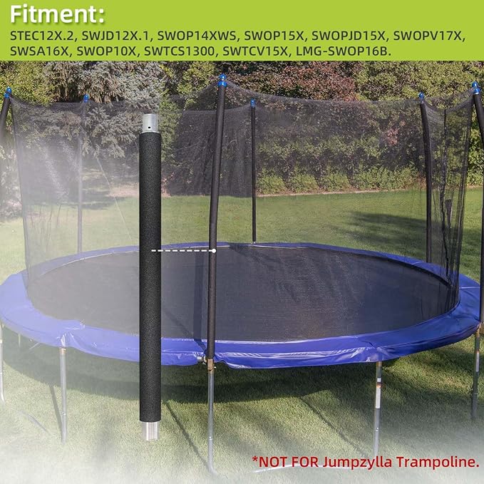 Trampoline Poles Replacement for Skywalker Or Jumpzylla,Galvanized Trampoline Enclosure Pole for