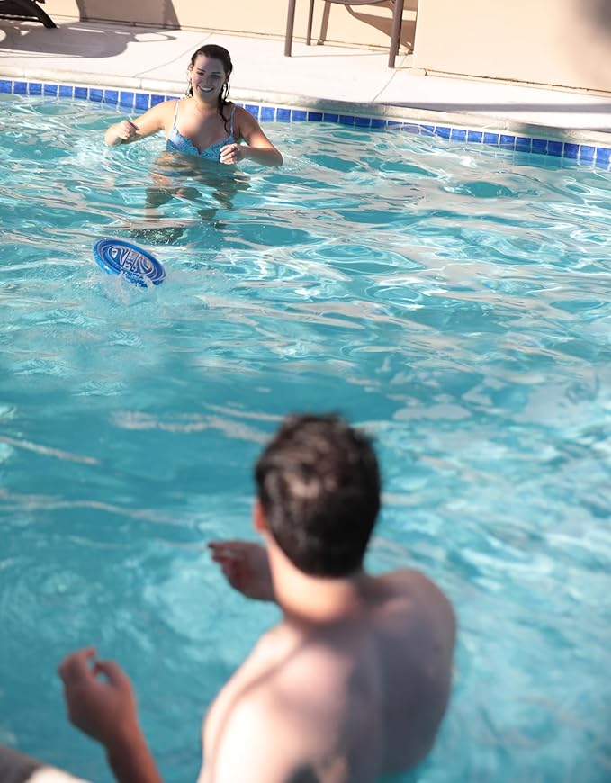 Disc - Water Disc Toy for Spring & Summer Fun - Skips, Slides, Jumps - Pools, Beaches & Backyards