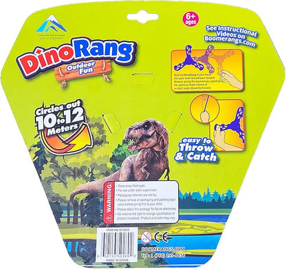 Dinorang Blue Boomerang - Great Beginner Boomerang for Kids or Adults. Soft and Safe.