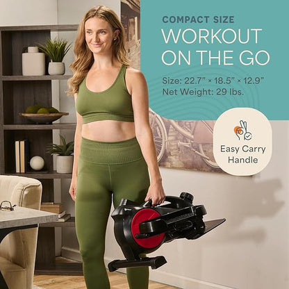 Lifepro Under Desk Elliptical Exercise Machine with or without Red Light, Seated Pedal Exerciser