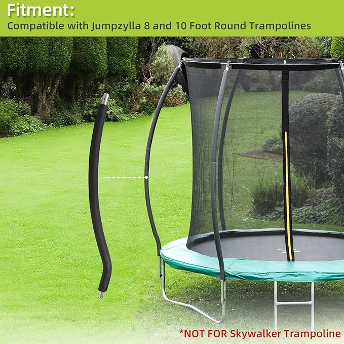 Trampoline Poles Replacement for Skywalker Or Jumpzylla,Galvanized Trampoline Enclosure Pole for