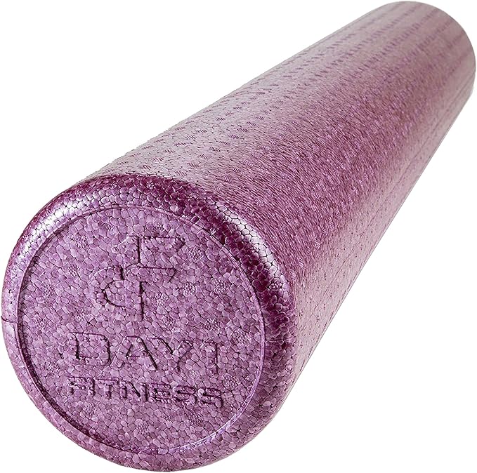 High-Density Round Foam Rollers - 4 Size and 8 Color Options - Massage Rollers for Stretching, Deep