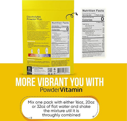 Electrolytes Powder Plus, Keto, Orange Pineapple, Sugar Free, 1000mg Potassium, 120mg Calcium