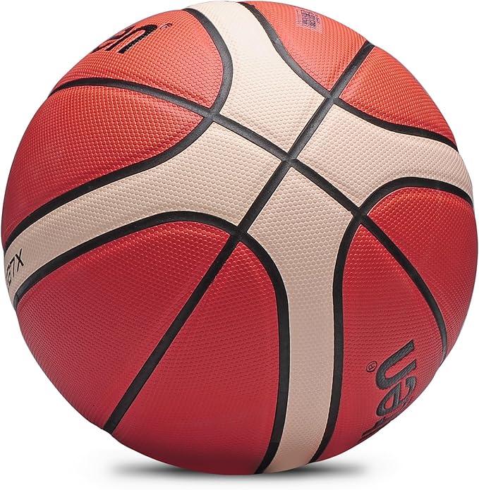 Training Soft Touch Rubber and Faux Leather Fighting Basketball, High Bounce Indoor Outdoor