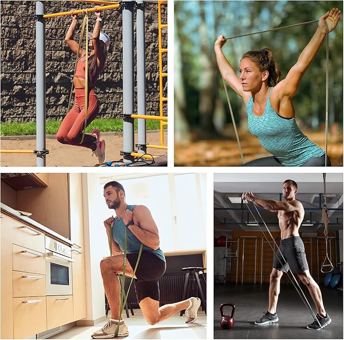 VEICK Resistance Bands for Working Out, Exercise Bands, Workout Bands, Pull Up Assistance Bands