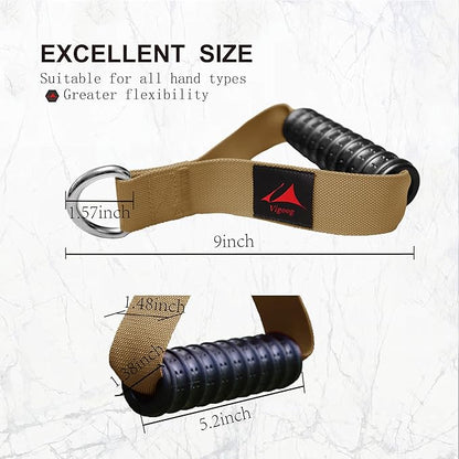 Heavy Duty Gym Workout Handles Attachment for Cable Machine,Resistance Band,Pulley System Home