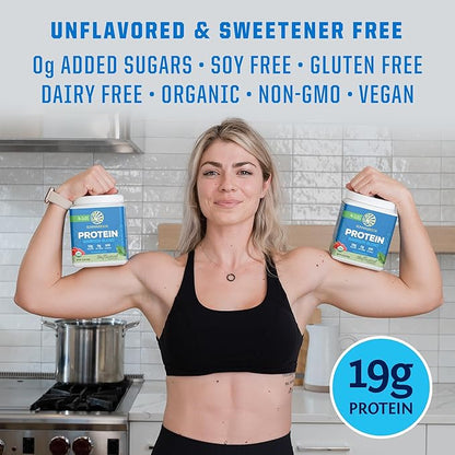 Sunwarrior Organic Plant Based Protein Powder | Vegan Organic Protein Powder Unflavored with BCAA