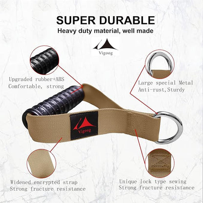 Heavy Duty Gym Workout Handles Attachment for Cable Machine,Resistance Band,Pulley System Home