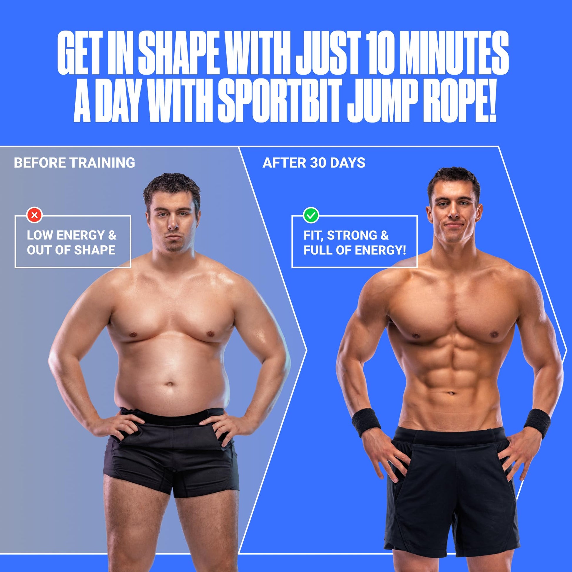 Adjustable Jump Rope for Fitness and Exercise – Skipping Rope for Cardio, Boxing, and Weight Loss