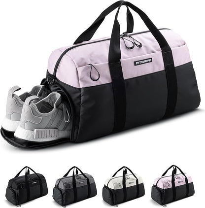 Fitgriff® Gym Bag V2 for Men and Women with Shoe & Wet Compartment - Duffle Bag for Travel, Sports