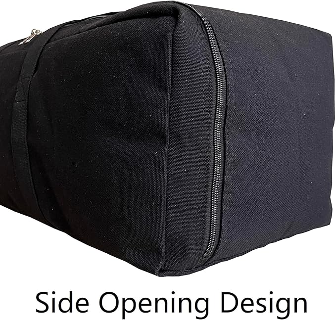 Extra Large Canvas Travel Duffle Bag, Camping, Storage