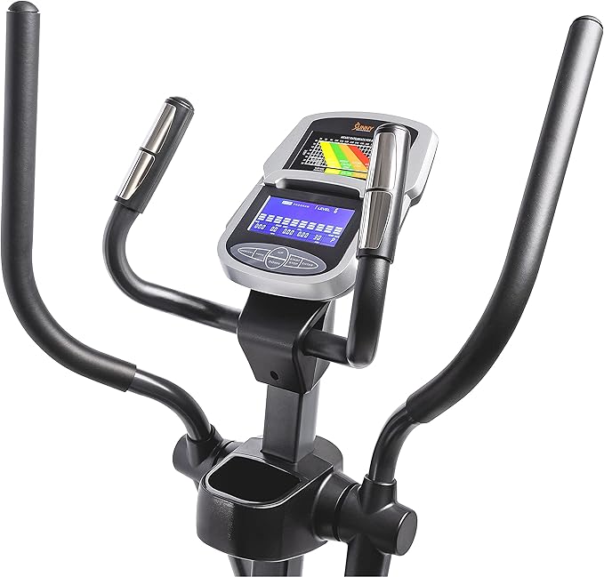 Sunny Health & Fitness Full Body Workout Elliptical Trainer with Digital Performance Monitor, Low