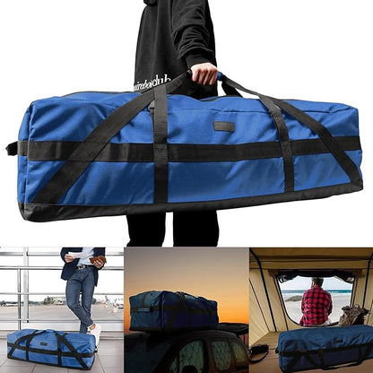 Fitdom 106L 45" Heavy Duty Extra Large Duffle with Upgrade Zipper, Durable & Water Resistant.