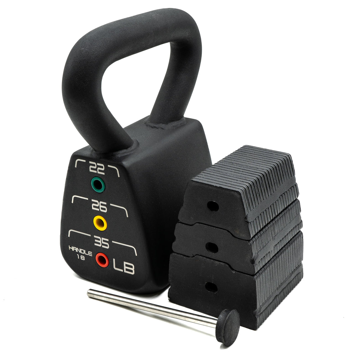 PowerBlock Pro Adjustable Light Kettlebell, 18-35 lb. Weight Set