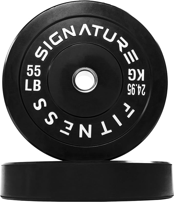 Olympic Bumper Plates Set, 2" Weight Plates for Strength Training & Weightlifting, Paris or Set or