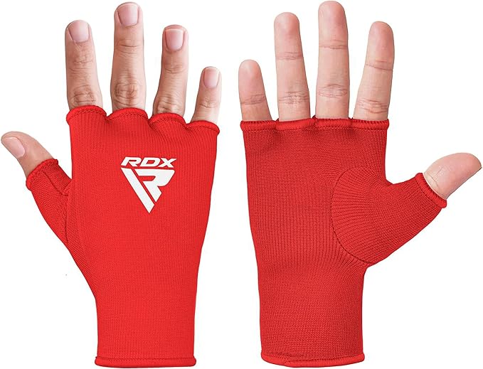 RDX Boxing Hand Wraps Inner Gloves Men Women, Half Finger Elasticated Bandages, Under Mitts Fist