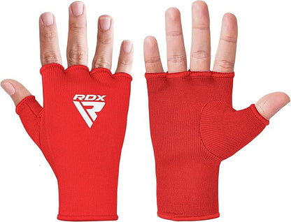 RDX Boxing Hand Wraps Inner Gloves Men Women, Half Finger Elasticated Bandages, Under Mitts Fist