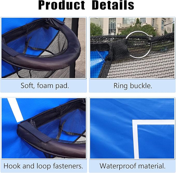 Trampoline Basketball Hoop, with Pump and 4 Mini Balls, Easy to Install, Universal Trampoline