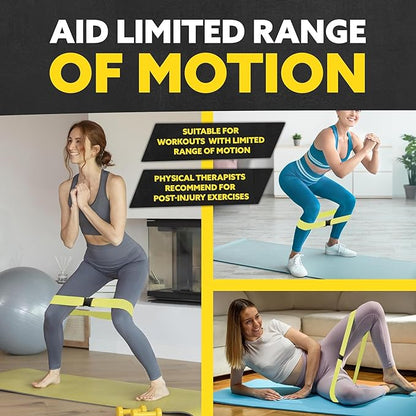 Fabric Resistance Bands for Working Out - Booty Bands for Women and Men - Exercise Bands Resistance