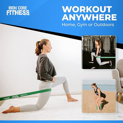 Pull Up Assistance Resistance Bands - Long Loop Power Bands for Men and Women - Strength Power