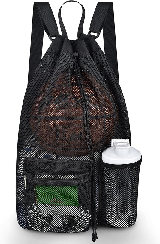 Mildbeer Large Drawstring Backpack for Men Women Athletic Gym Sports Workout Beach Swimming