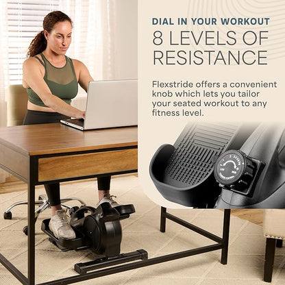 Lifepro Under Desk Elliptical Exercise Machine with or without Red Light, Seated Pedal Exerciser