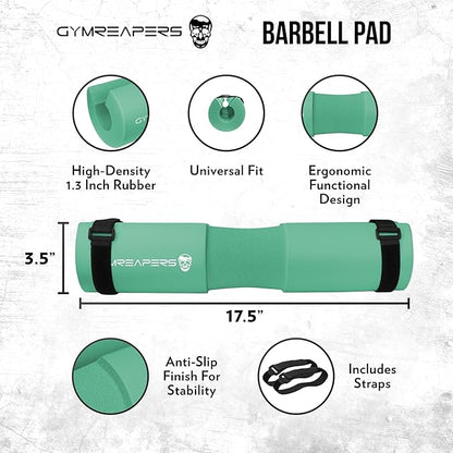 Gymreapers Barbell Squat Pad - Protective Bridge Pad For Hip Thrust, Squats, Lunges - Hip Support