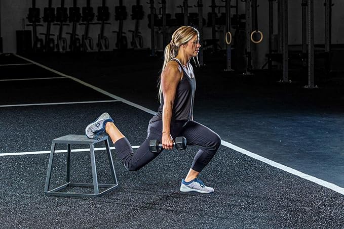 Rage Fitness Steel Plyo Box 12-18-24 Inch High Anti-Slip Pre-Assembled Plyometric Jump Box for Home