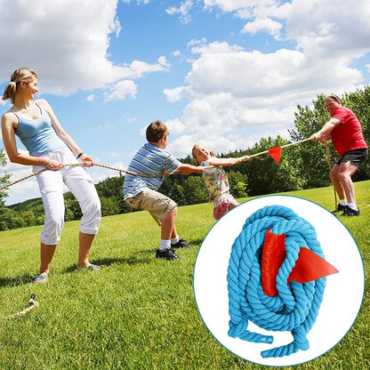 Tug of War Rope Games 40ft for Kids Adult, Field Day Family Reunion Outdoor Outside Yard Backyard