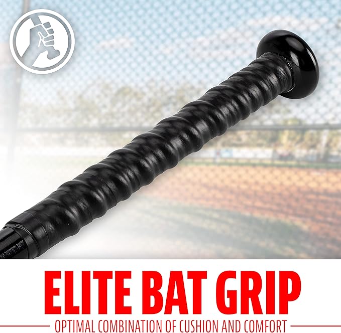 Franklin Sports MLB Baseball Training Bat + Balls - Thin Stick Training Equipment for Hitting