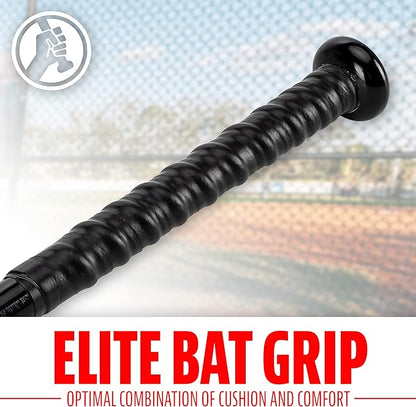 Franklin Sports MLB Baseball Training Bat + Balls - Thin Stick Training Equipment for Hitting