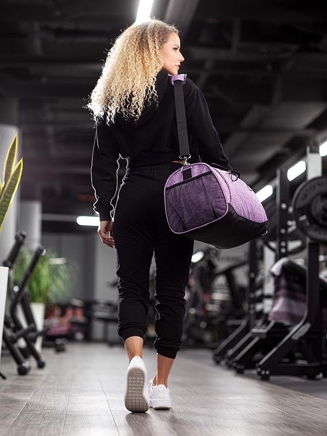 Fitgriff® Gym Bag for Men & Women with Shoe & Wet Compartment - Duffle Bag for Travel, Sports