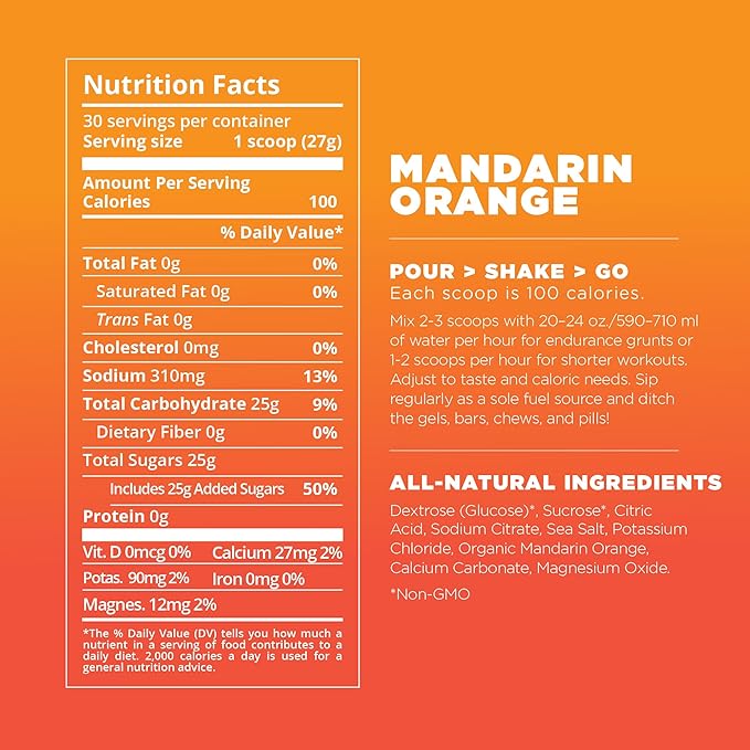 Tailwind Nutrition Endurance Fuel, Carbohydrate & Electrolyte Sports Drink Mix Powder, Gluten-Free