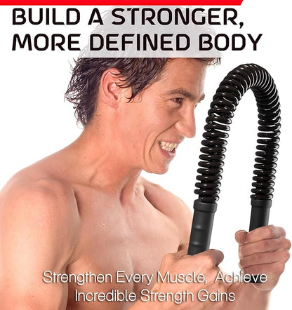 Zenooze's Power Twister Flex Bar, The Ultimate Upper Body Exercise Equipment for Strengthening Your