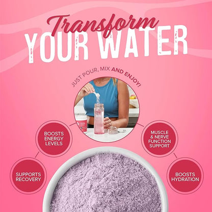 JUNP Electrolytes Powder No Sugar No Carbs, Wild Berry Fruit Flavor Keto Electrolyte Drink Mix