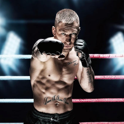 2 Pairs Boxing Gloves Kickboxing Gloves for Men Women Beginner Professional Shockproof Leather