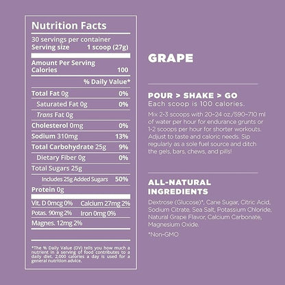 Tailwind Nutrition Endurance Fuel, Carbohydrate & Electrolyte Sports Drink Mix Powder, Gluten-Free