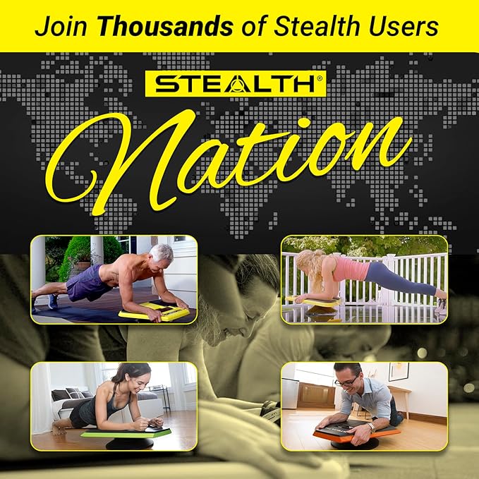 Stealth Core Deluxe Trainer - Turn Fitness Into a Fun Game - Get Strong Sexy Abs and Lean Core