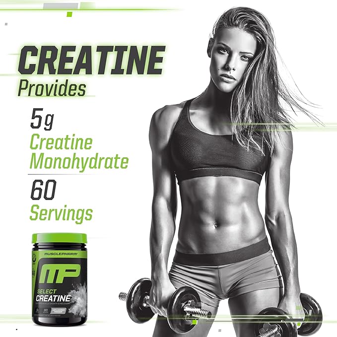 MusclePharm Creatine Monohydrate Powder, Pre Workout Muscle Builder & Post Workout Muscle Recovery