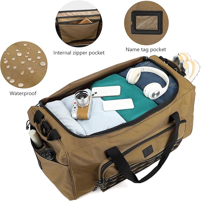 125L Extra Large Gym Duffle Bag for Men Women with Shoes Compartment Heavy Duty Tactical Sports