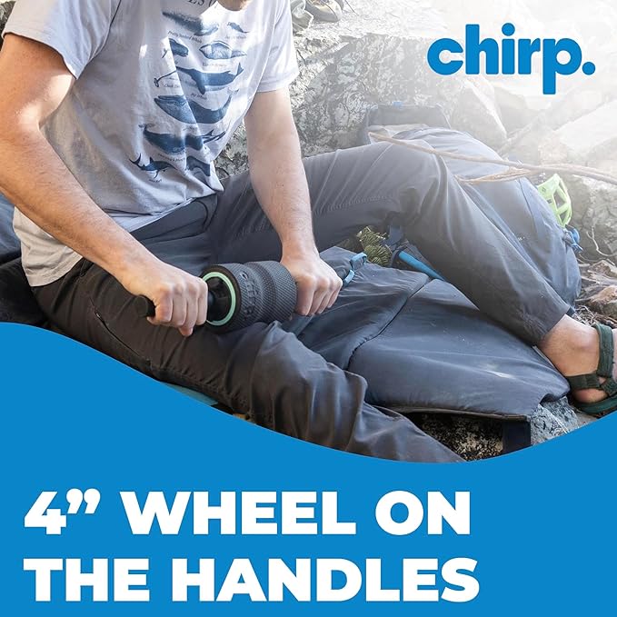 Chirp Focus Muscle Roller Handle, Muscle Roller Handle for Deeper Massage, Deep Tissue Rolling