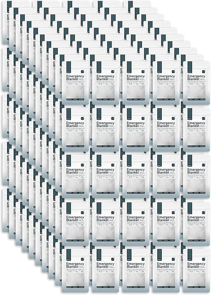 Altland 250 Pack of Emergency Blankets - Heat Reflective Blankets for Winter Survival Kits
