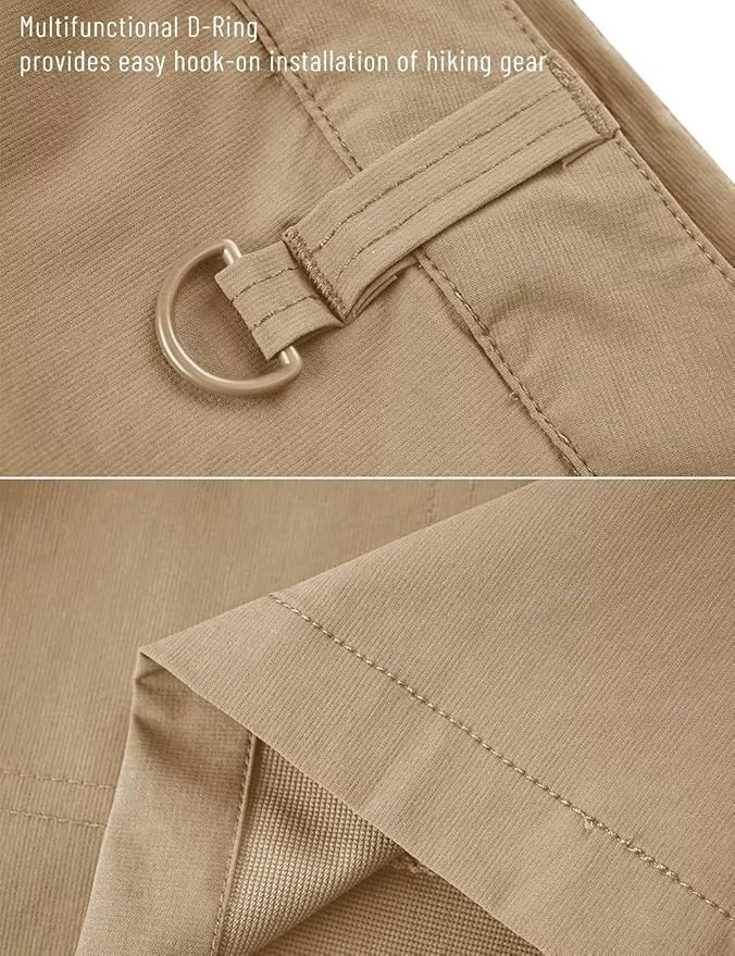 MAGCOMSEN Men's Hiking Cargo Shorts Quick Dry Lightweight 9" Golf Shorts Summer Casual Work Outdoor