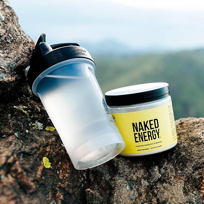 NAKED Energy - Pure Pre Workout Powder for Men and Women, Vegan, Unflavored, Healthy Pre Workout