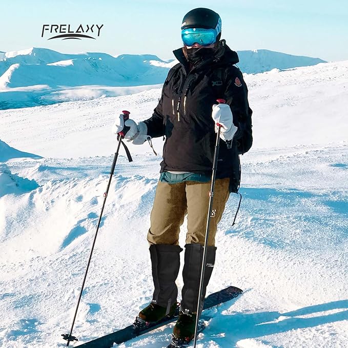 Frelaxy Leg Gaiters Ultra HIGH-Performance Hunting Gaiters, 100% Waterproof Hiking Gaiters with