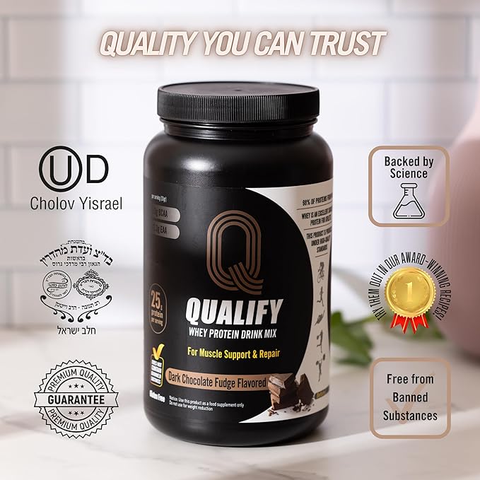 Dark Chocolate Whey Protein Powder. Post Workout Recovery Drink, Gluten & Sugar Free, Highly