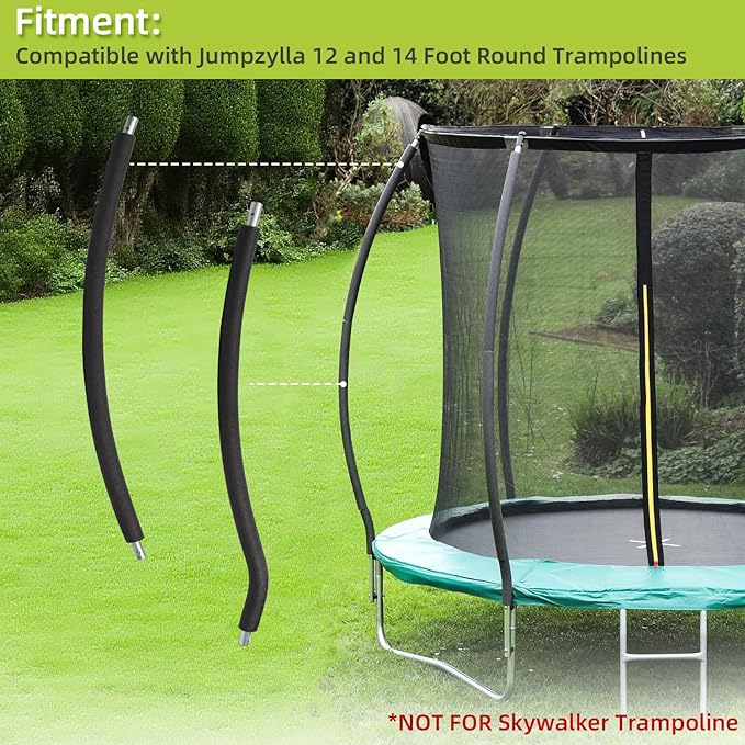 Trampoline Poles Replacement for Skywalker Or Jumpzylla,Galvanized Trampoline Enclosure Pole for